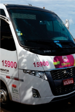 Envelopamento Ônibus Turismo - Iracema Turismo - Jaboti PR