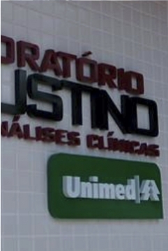 Letras Caixa em PVC e Chapas Galvanizadas - Laboratório Faustino - Jaboti PR