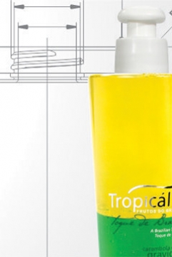 Frasco Exclusivo Linha Tropicália - Princess Cosméticos - Curitiba PR