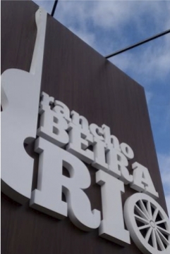 Totem em ACM e Letras Caixa - Rancho Beira Rio - Jaboti PR